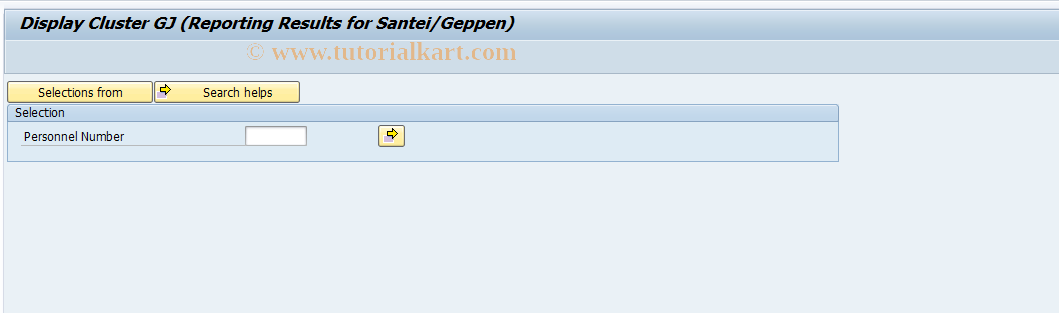 SAP TCode PC00_M22_CLSTGJ - Santei/Geppen evaluation results