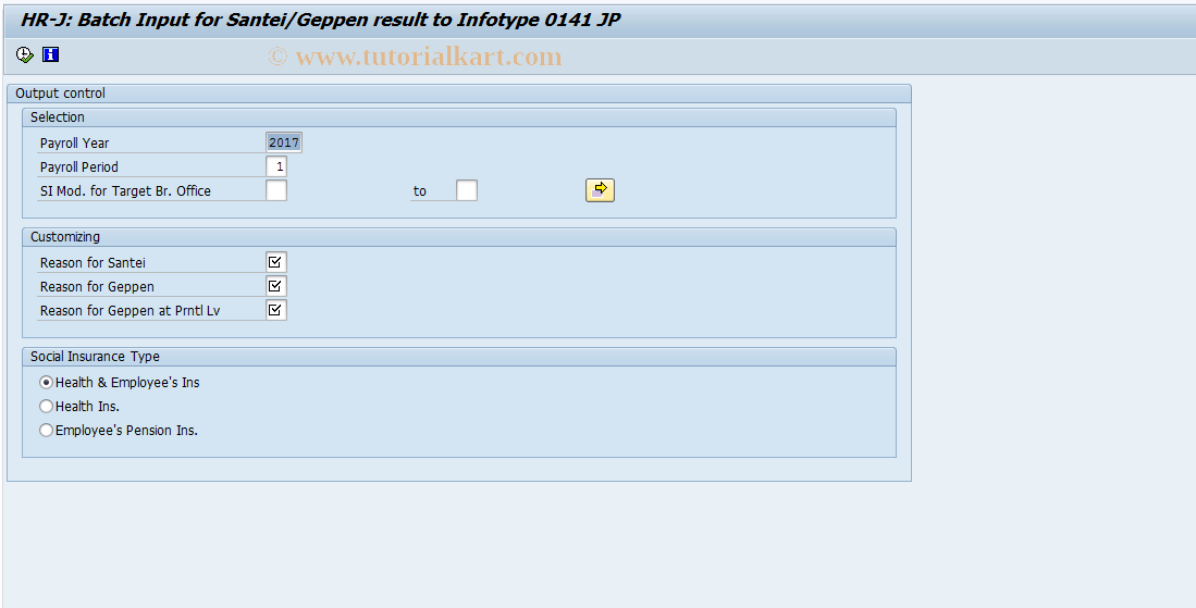 SAP TCode PC00_M22_CSIH - Create B/I file to update  standard  comparison 