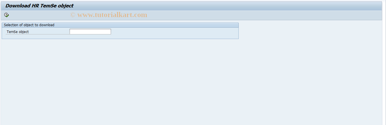SAP TCode PC00_M22_UTSV - ownload HR TemSe object