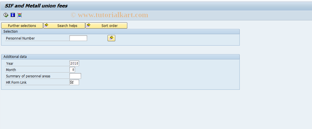 SAP TCode PC00_M23_LUSM - Unionen and IF Metall union fees