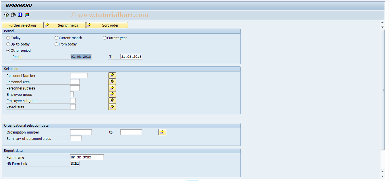 SAP TCode PC00_M23_SSBK - SCB - Economic Cycle Statistics