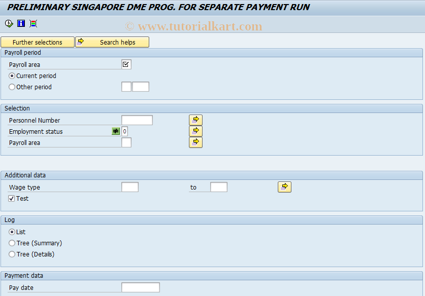 SAP TCode PC00_M25_CDTB - BT for extra payment 25
