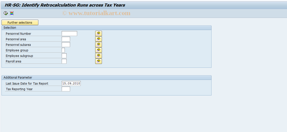 SAP TCode PC00_M25_CRET - Retro Detection Utility 25