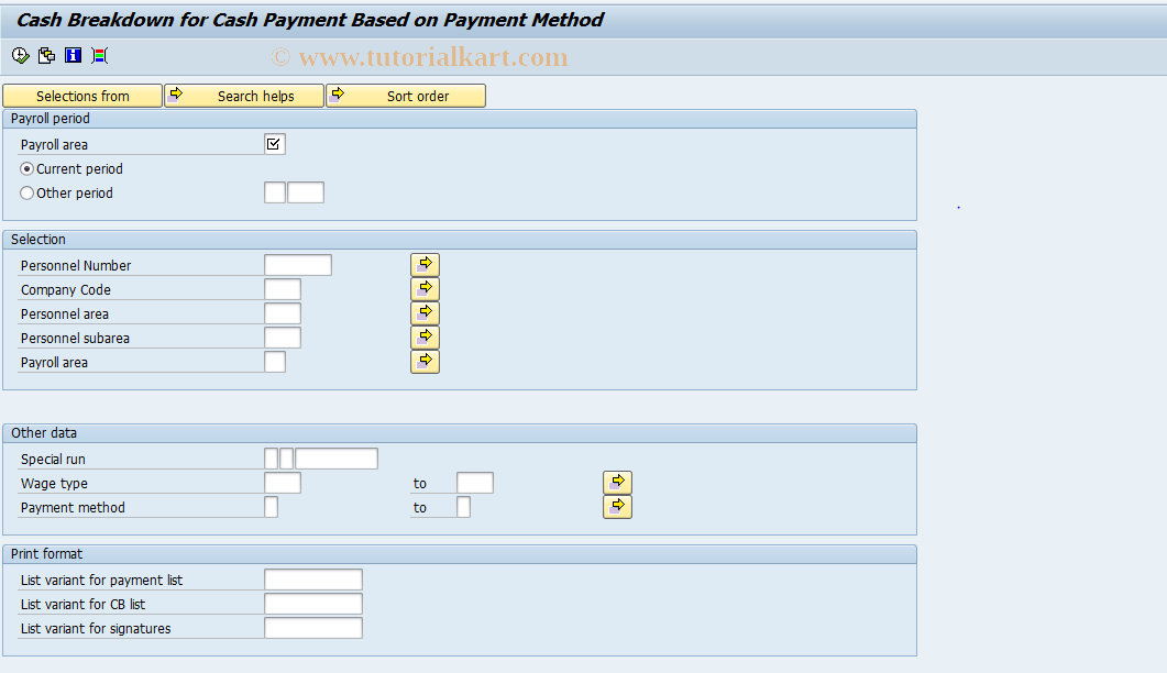 SAP TCode PC00_M25_RPCMLIR0 - H99CMLI0