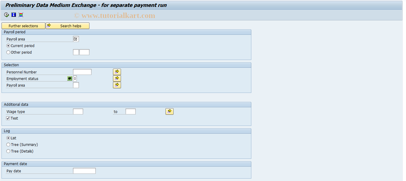 SAP TCode PC00_M27_CDTB - Prepare Bank Transfer /Extra Payment