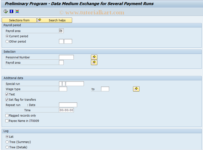 SAP TCode PC00_M28_CDTA - Bank transfer pre.program DME China