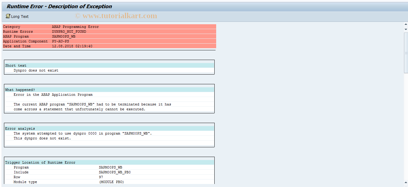 SAP TCode PC00_M28_LCT - Labor Contract Termination Workbench