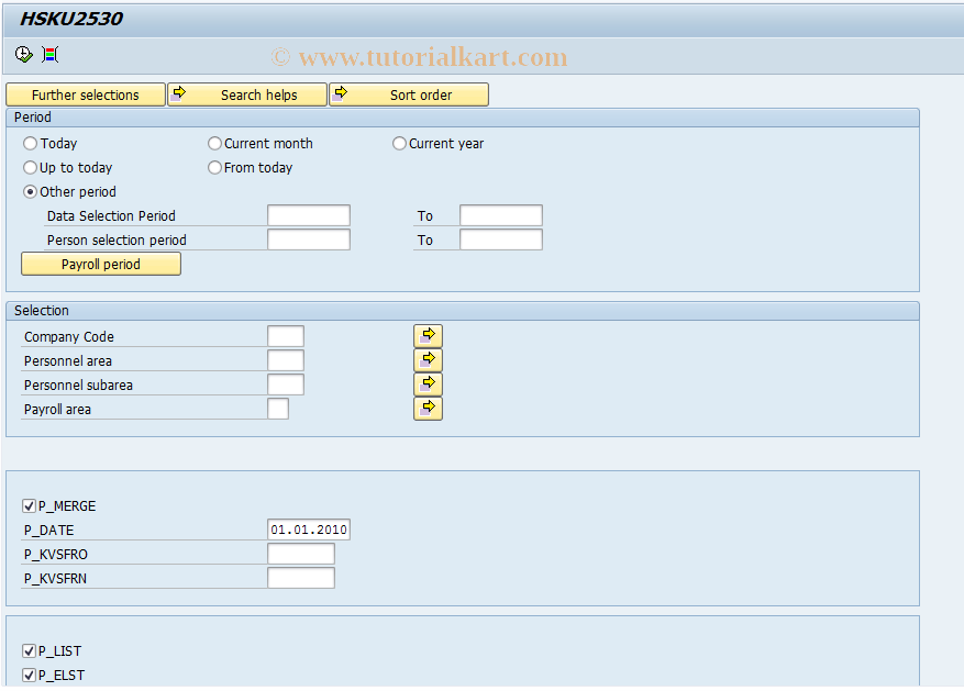 SAP TCode PC00_M31_KONV0253 - Change of health insurer