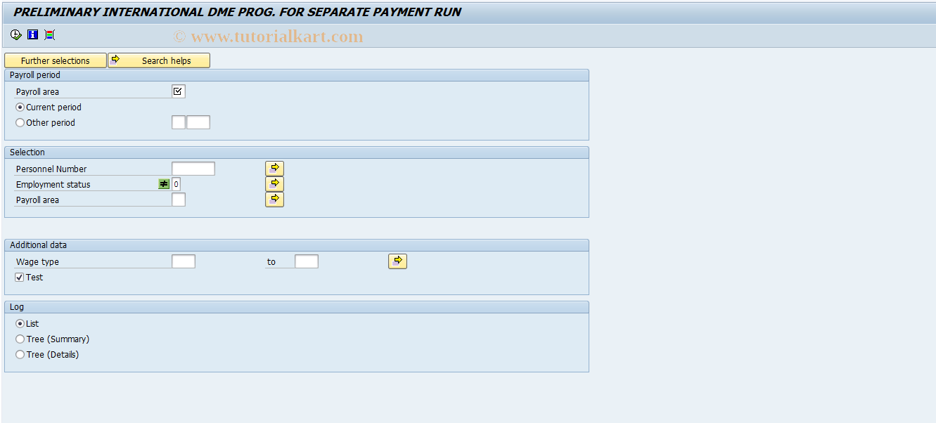 SAP TCode PC00_M42_CDTB - Prepare Bank Transfer /Extra Payment