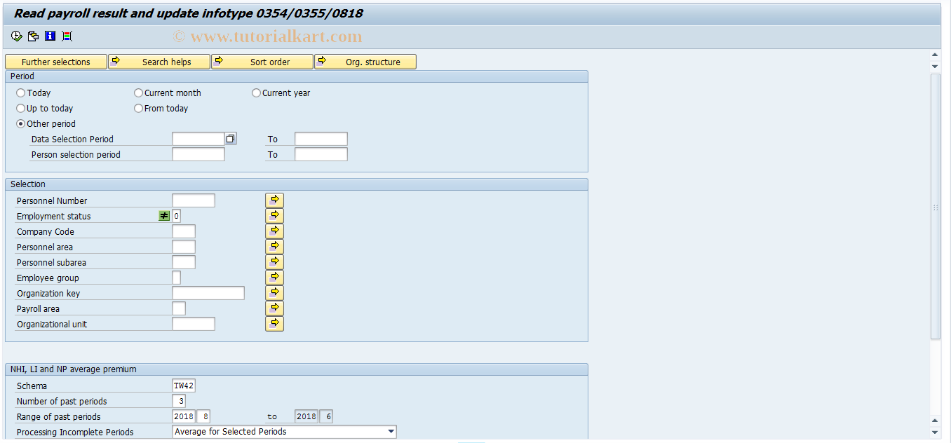 SAP TCode PC00_M42_LAM0 - LI/NHI amount adjust from payroll 42