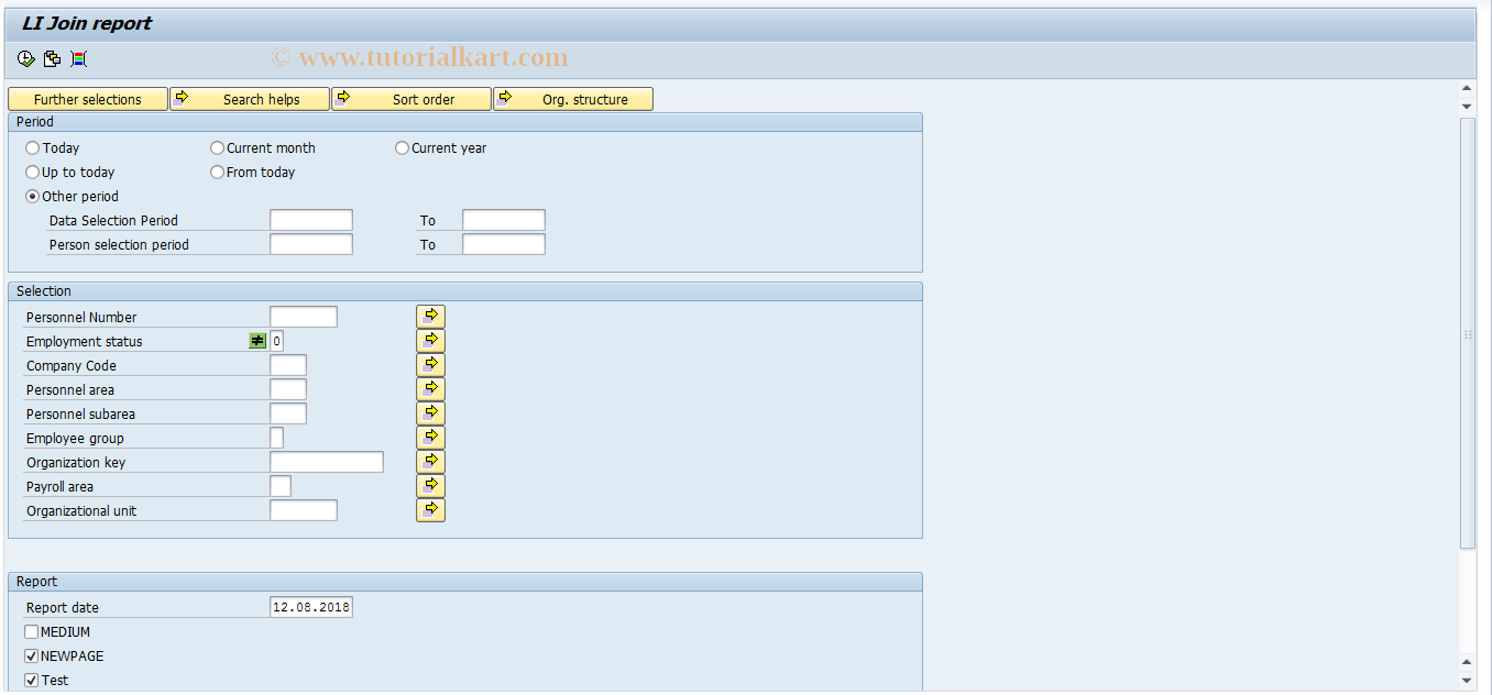 SAP TCode PC00_M42_LLIJ - LI legal reporting Join 42