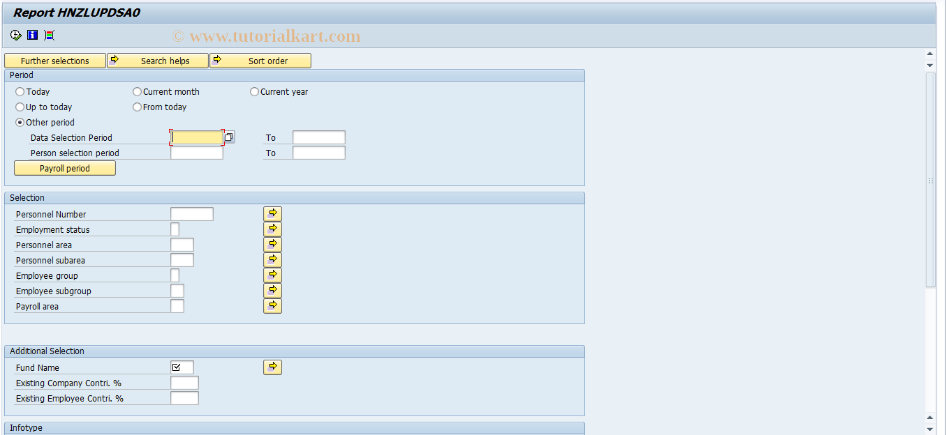 SAP TCode PC00_M43_SAUPD - Update Superannuation -NZ (IT0310)