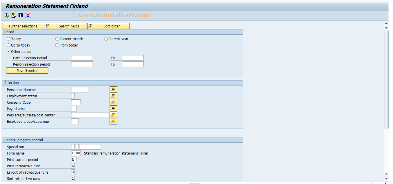 SAP TCode PC00_M44_CEDT - Payslip