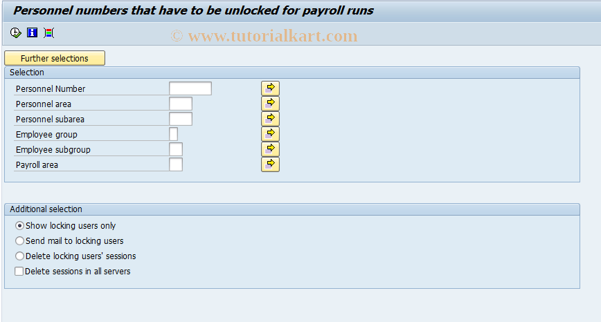 SAP TCode PC00_M44_UCPL - Check for locked personnel numbers