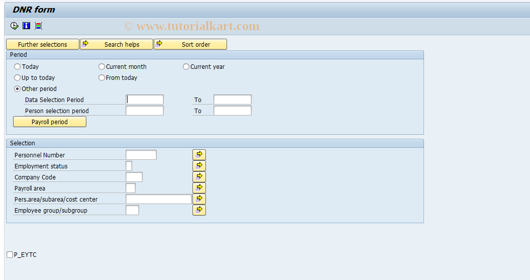 SAP TCode PC00_M58_CDNR1 - DNR obrazac