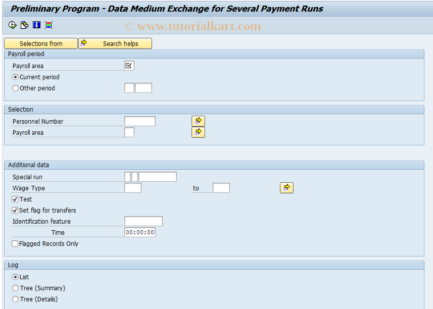 SAP TCode PC00_MAE_CDTA - Bank transfer pre.program DME UAE