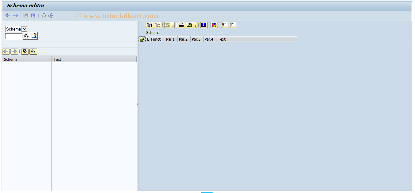 SAP TCode PE01N - Editor for Payroll Schemas
