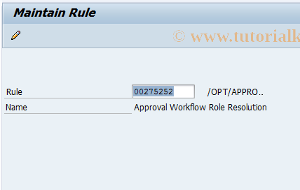 SAP TCode PFAC_CHG - Change Rules