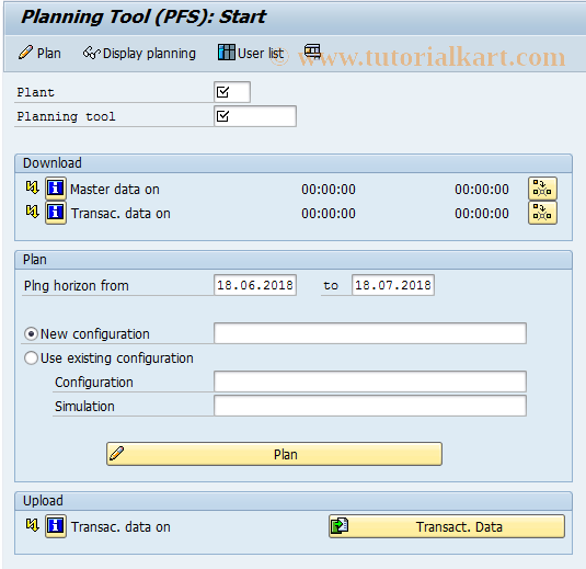SAP TCode PFSE - Call Process Flow Scheduler