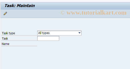 SAP TCode PFTC_CHG - Change Tasks