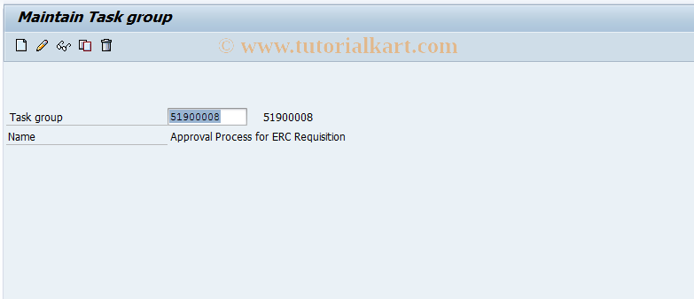 SAP TCode PFTG - Maintain Task Group