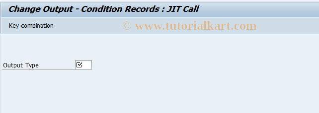 SAP TCode PJNK2 - Change Condition: JIT Call