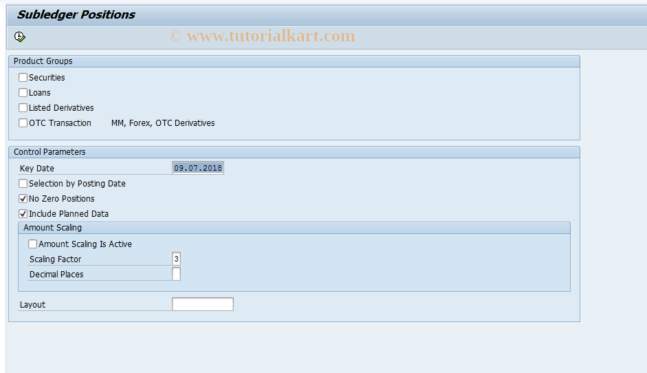 SAP TCode PMJR - Derivatives Document Journal