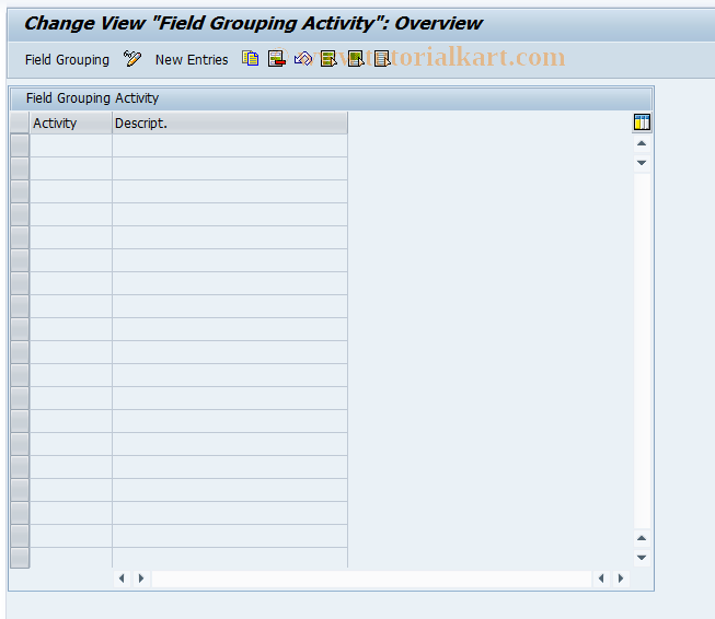 SAP TCode PPAC0100 - BDT Control: Field Modification Activities