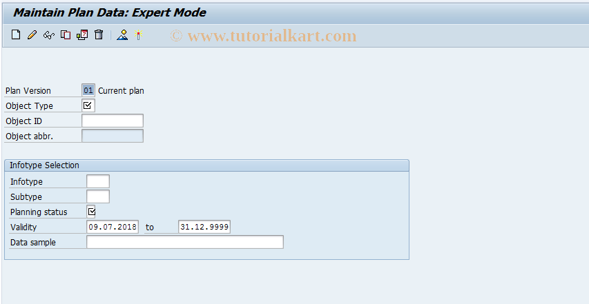 SAP TCode PPDM - Detail Maintenance Planning ITs