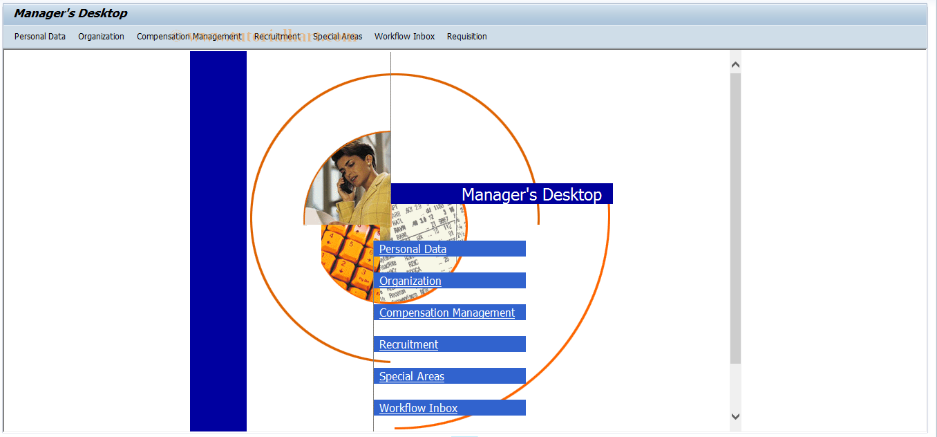 SAP TCode PPMDT - Manager's Desktop