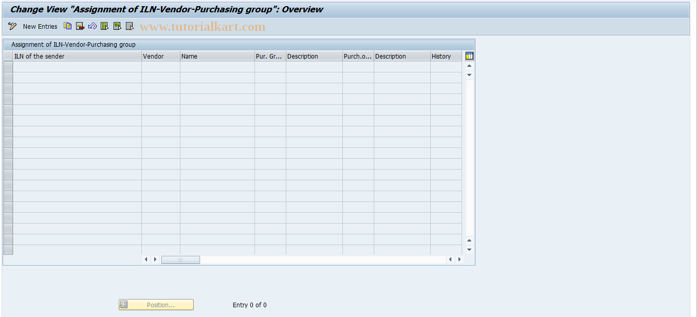 SAP TCode PRICATCUS1 - Pricat: Customizing for V_pricat_001