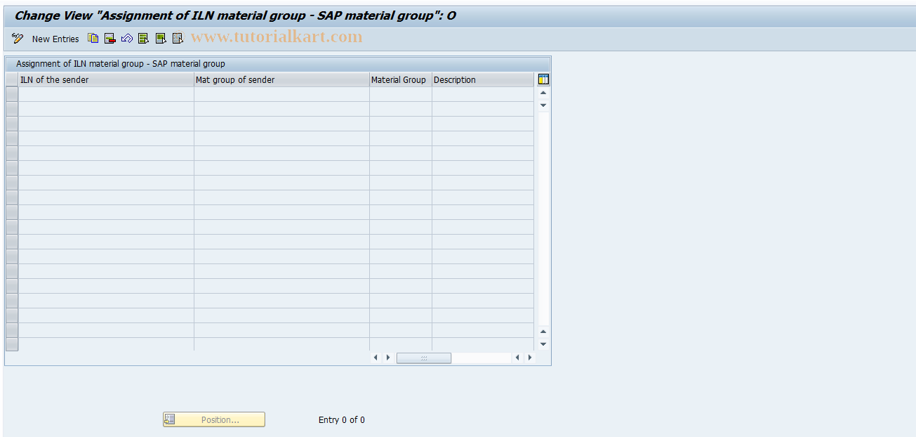 SAP TCode PRICATCUS2 - Pricat: Customizing for V_pricat_002