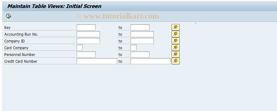 SAP TCode PRVCCC_D - Dispaly V_PRV_CCC by key