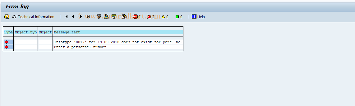 SAP TCode PR_WEB_1500 - Trip Advances