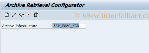 SAP TCode PSSC00_ARCH51 - Archive Info Structure: NCD Document