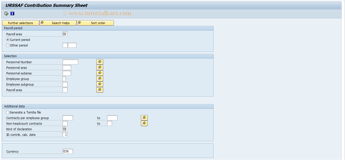 SAP TCode PSSC00_BILLING - Social Services Billing - Mass Run