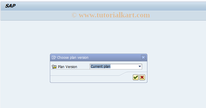SAP TCode PSV4 - Set Plan Version