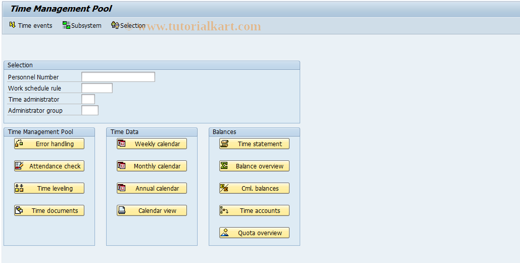 SAP TCode PT40 - PDC Error Transaction