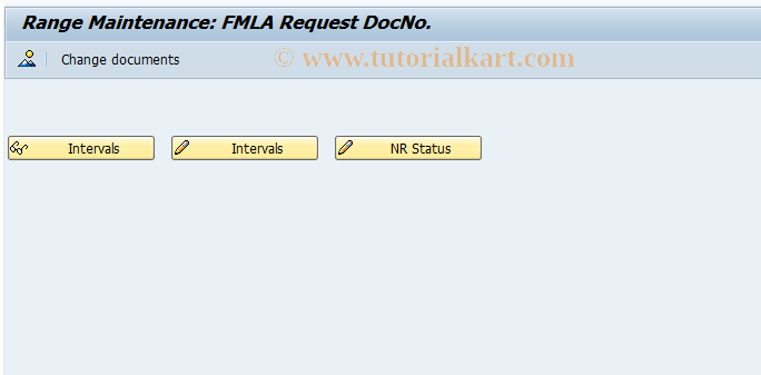 SAP TCode PT_FMLA_REQ_NUM - Number Range Maintenance: PT_FMLAN