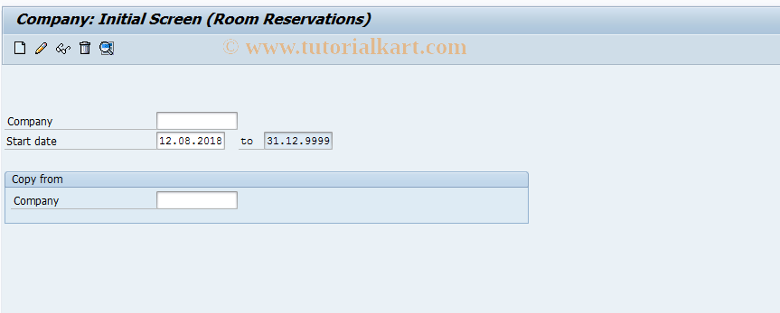 SAP TCode PVU1 - Maintain Company