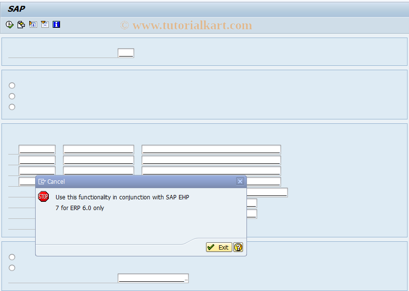 SAP TCode PY_QA_HQAPALA0 - Application for labor approval