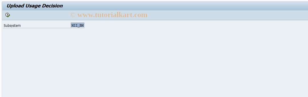 SAP TCode QAS4 - Upload UD (Obsolete)