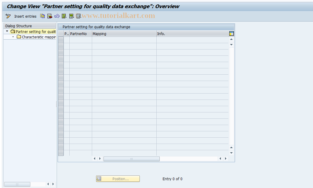 SAP TCode QCE2 - Edit Communication Support