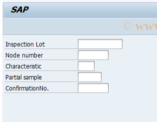 SAP TCode QE09WP - Call QE09 from Workplace