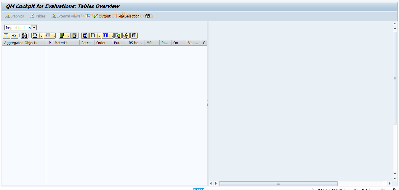 SAP TCode QGA4 - General QM Evaluations