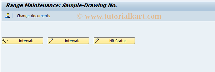 SAP TCode QP49 - Number range for physical sample drawing