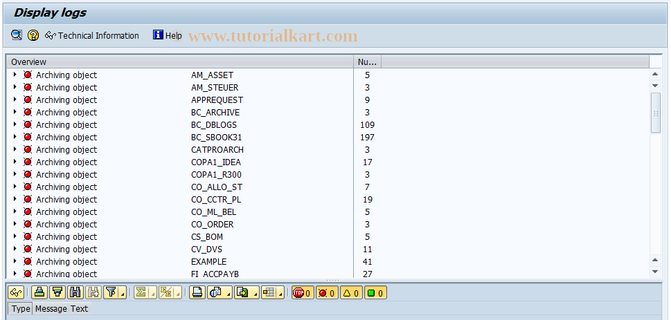 SAP TCode RADKFCHK - Accessibility of Archive Files