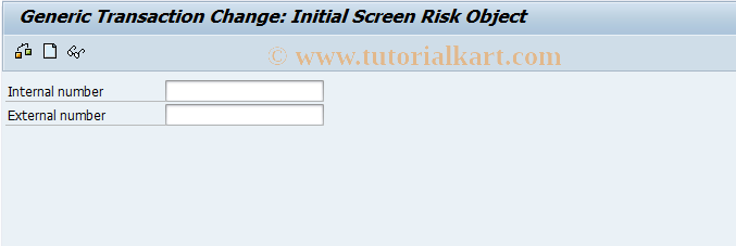 SAP TCode RCA02 - Change Risk Object