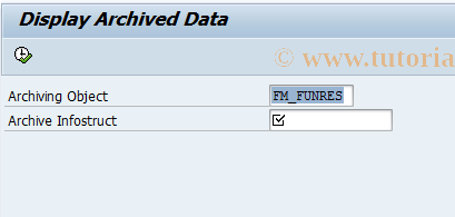 SAP TCode RECAARE - Archive Explorer