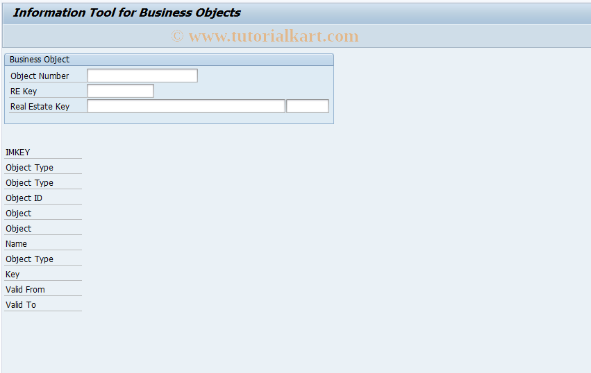 SAP TCode RECAKEY - Conversion of RE Key Fields